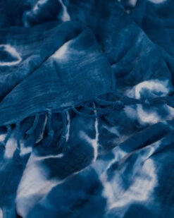 Summer House Blanket - Indigo Shibori -Mersea Sales Store BLA 70182 SS22 WEB22 04
