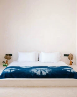 Summer House Blanket - Indigo Shibori -Mersea Sales Store BLA 70182 SS22 WEB22 05