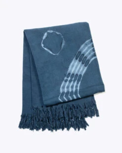 Summer House Blanket - Indigo Shibori -Mersea Sales Store BLA 70182 SS22 WEB22 07