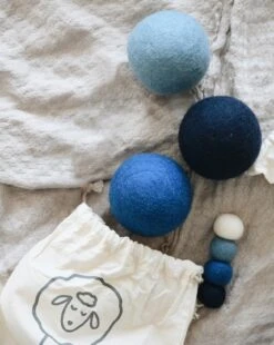 Wool Dryer Balls -Mersea Sales Store DRYER BLUE 3