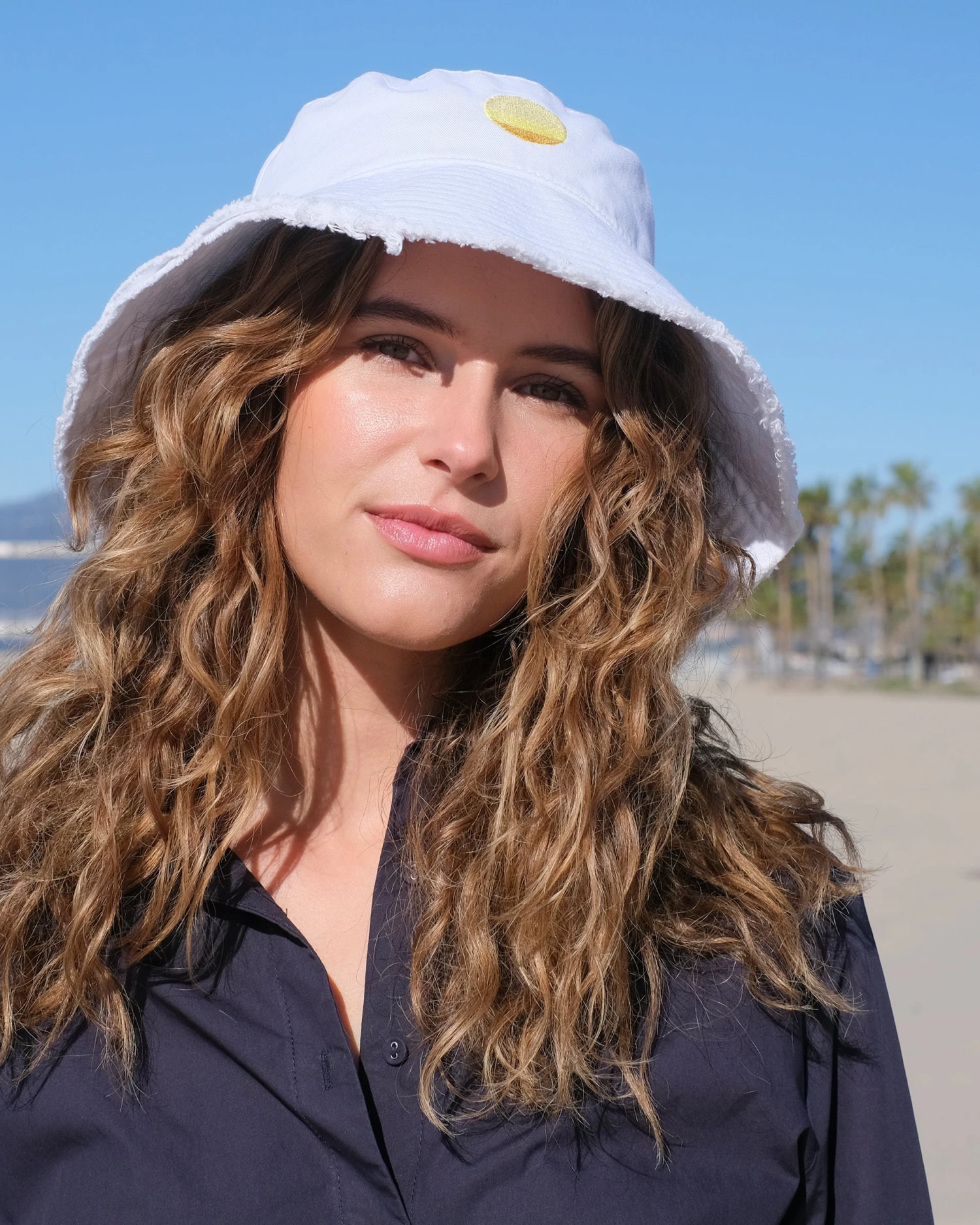 Mersea - Sun Bucket Hat - White 4 Mersea - Sun Bucket Hat - White - Image 2