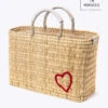 Medina Icon Basket - Red Heart 1 Medina Icon Basket - Red Heart -Mersea Sales Store MEDINA NATURAL HEART SS22 WEB22 01a