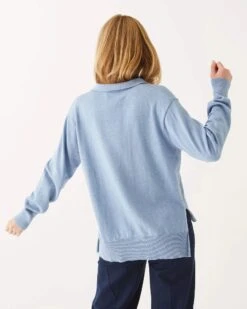 MerSea - Mariner Polo Sweater - Horizon -Mersea Sales Store Mariner Polo Sweater Horizon 5