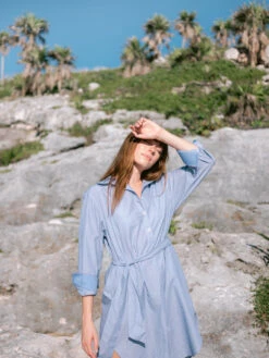Mersea - Essential Shirt Dress - Blue Striped 7 Mersea - Essential Shirt Dress - Blue Striped -Mersea Sales Store MerseagoesTulum 206 04b7cd1e 00d5 46cb 823c 2e0dbd4ad3cf