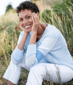 MerSea - Camden Striped Sweater - Sky Blue/White (Add-On) -Mersea Sales Store ScreenShot2023 08 09at2.00.39PM