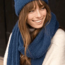 MerSea Chalet Ribbed Scarf - Oxford Blue (Add-On)