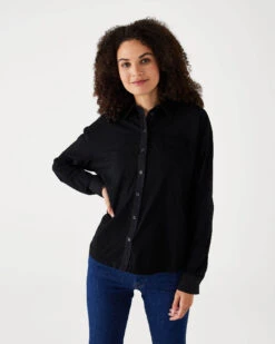 Moderne Oxford Tee -Mersea Sales Store TOP 00240 BLK S 1610 web