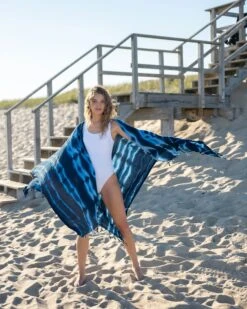 Mersea - Beach Wrap - Indigo Shibori (Add-On)