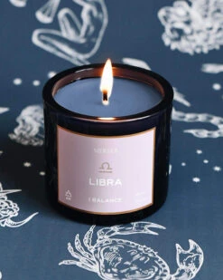 Libra Zodiac Candle - (September 23 - October 22) -Mersea Sales Store air sun sign candle Libra 3