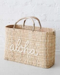 Mersea Sales Store 8 Aloha Medina Motto Basket - Natural