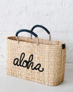 Mersea Sales Store 10 Aloha Medina Motto Basket - Indigo