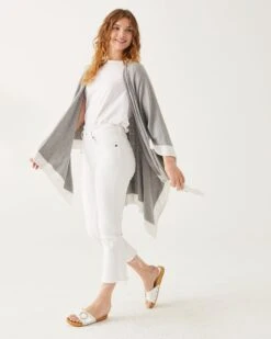 Charleston Travel Wrap -Mersea Sales Store charleston cotton cashmere wrap white 3