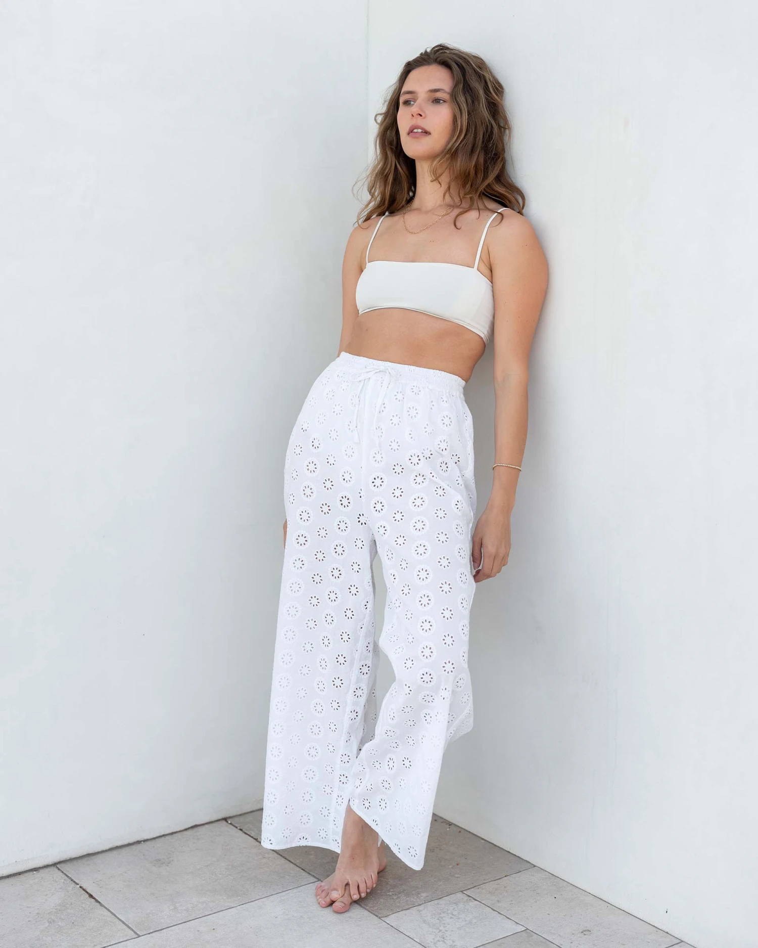 Daisy Eyelet Coverup Pant 8 Daisy Eyelet Coverup Pant - Image 6