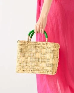 Medina Market Basket - Small 24 Medina Market Basket - Small -Mersea Sales Store medina market basket island green small 3