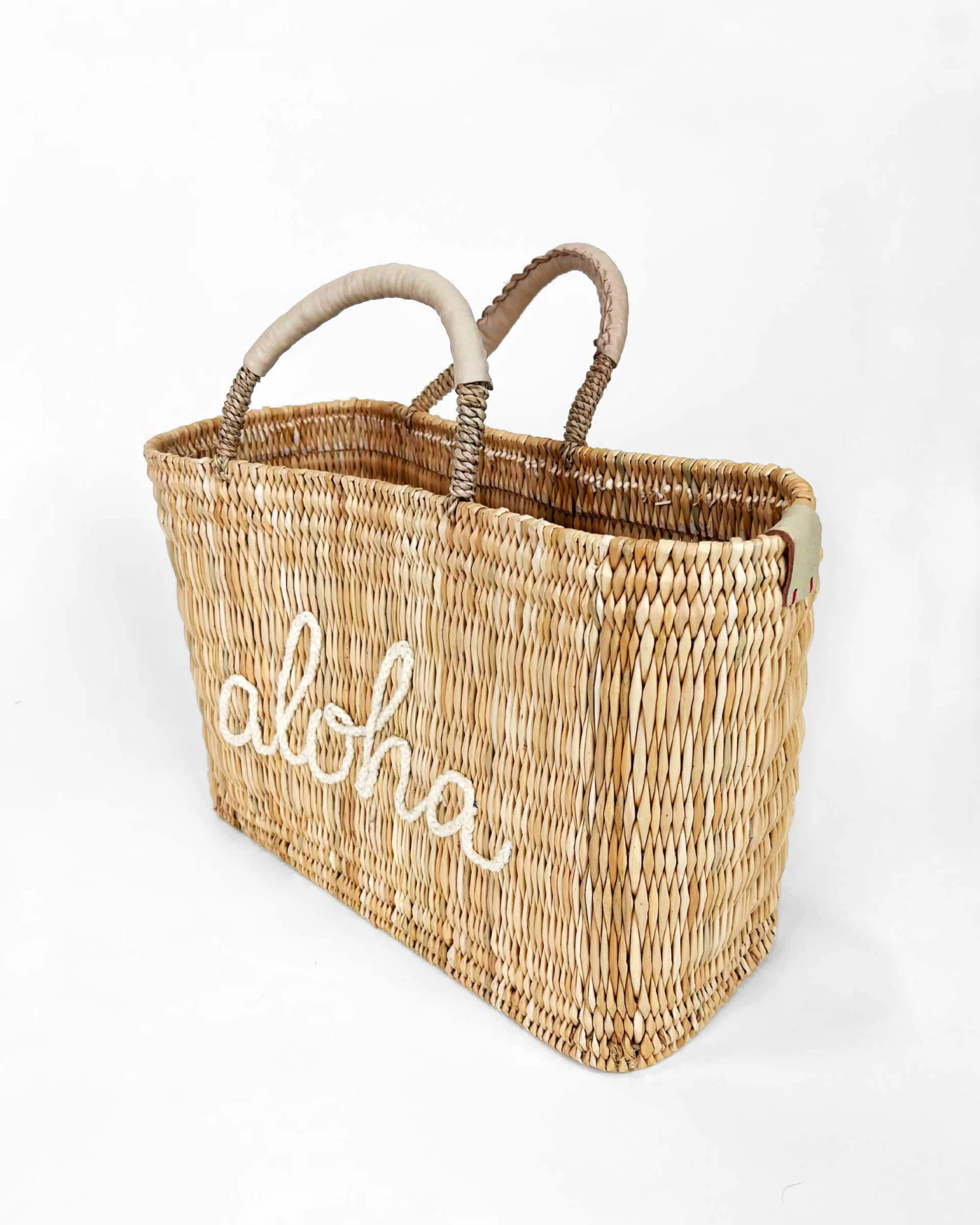 Aloha Medina Motto Basket - Natural 4 Aloha Medina Motto Basket - Natural - Image 2