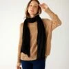 Napa Cashmere Scarf -Mersea Sales Store napa cashmere scarf black 1