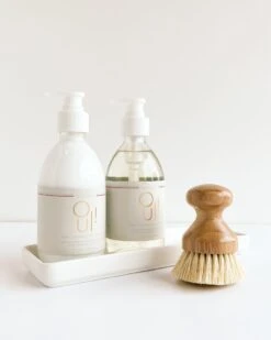 OUI! Shea Lotion & Hand Soap Set With Brush