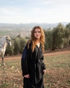 Palermo Embroidered Maxi Dress -Mersea Sales Store palermo maxi dress black 10