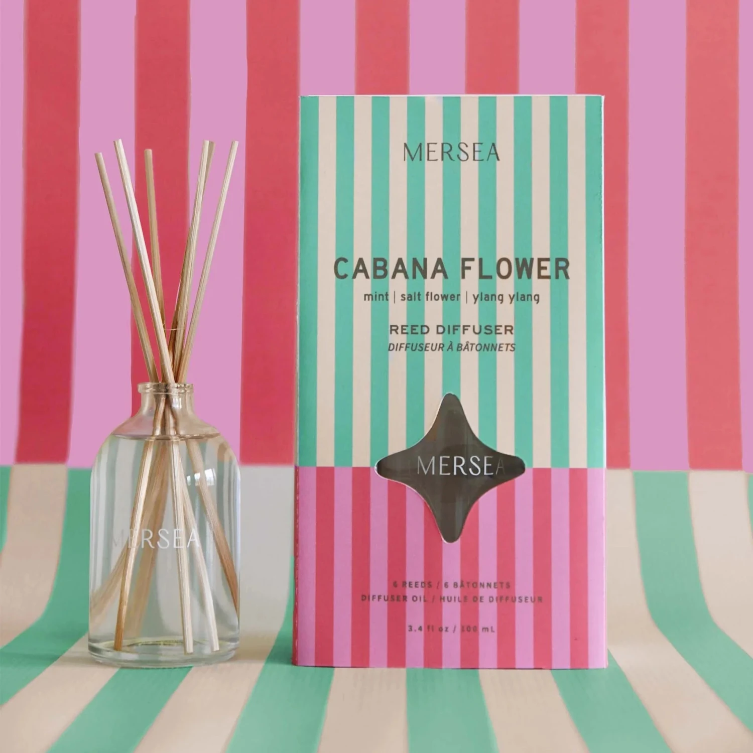 MerSea - Cabana Flower Reed Diffuser (Add-On) 3 MerSea - Cabana Flower Reed Diffuser (Add-On)