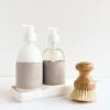 Saltaire Shea Lotion & Hand Soap Set With Brush 1 Saltaire Shea Lotion & Hand Soap Set With Brush -Mersea Sales Store saltaire soap lotion brush set