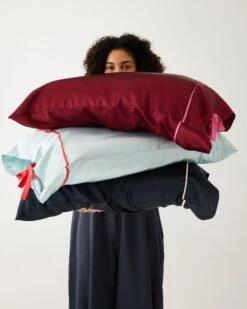 Satin Sailor Pillowcase -Mersea Sales Store satin sailor pillowcase aquamarine 3