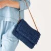 MerSea - Sun Chaser Straw Pochette - Navy (Add-On) 2 MerSea - Sun Chaser Straw Pochette - Navy (Add-On) -Mersea Sales Store sun chaser straw pochette navy 1