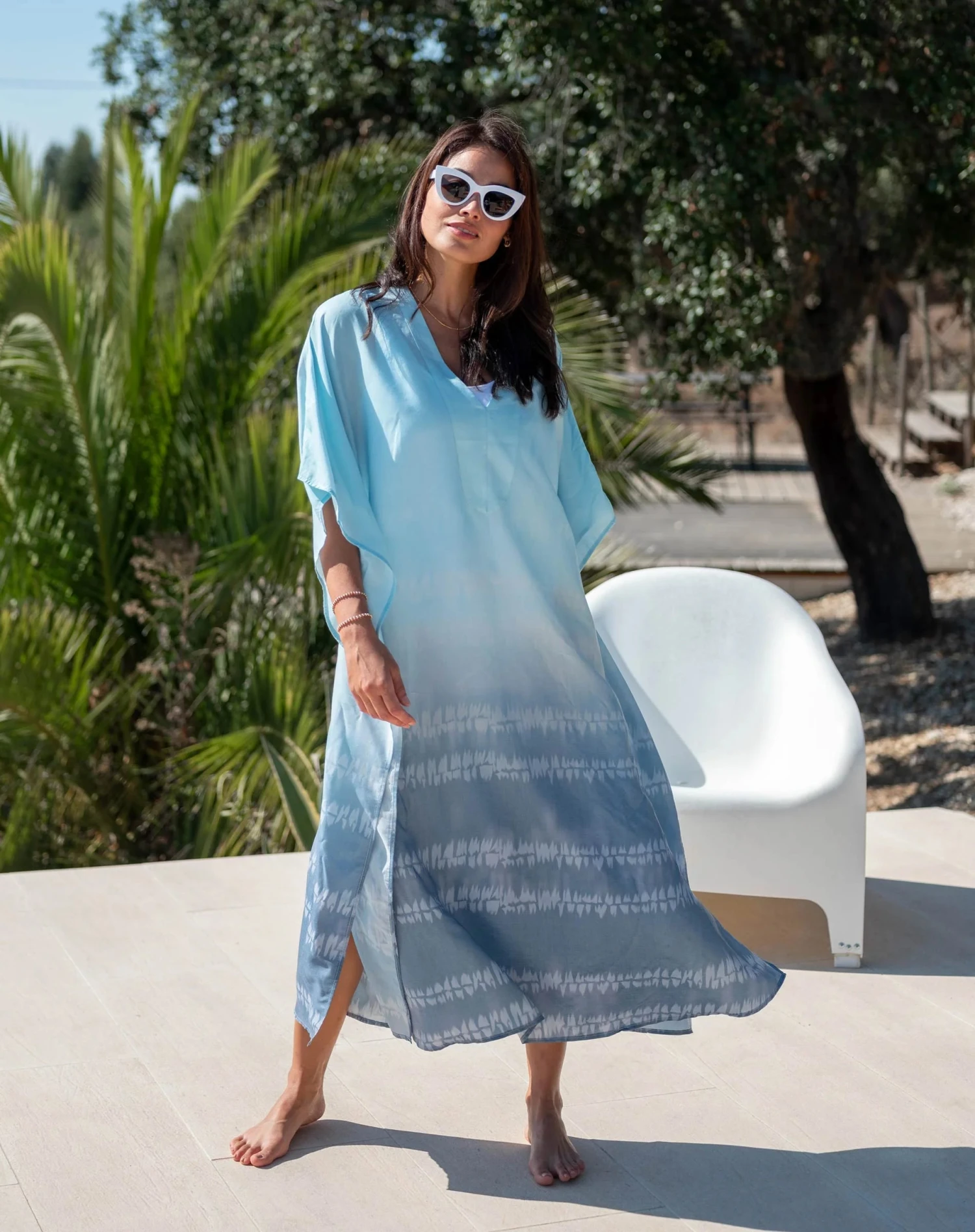 MerSea - Palm Springs Kaftan - Shoreline Blue (Add-On) 3 MerSea - Palm Springs Kaftan - Shoreline Blue (Add-On)