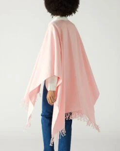 Classic Travel Wrap -Mersea Sales Store womens one size light pink travel wrap rear view swing
