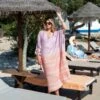 MerSea - Palm Springs Kaftan - Sunset Glow (Add-On) 1 MerSea - Palm Springs Kaftan - Sunset Glow (Add-On) -Mersea Sales Store womens pink tie dye beach kaftan pool look