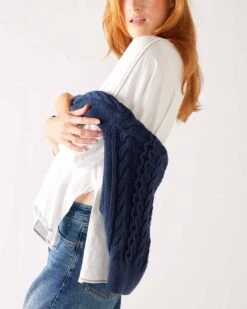 Catalina Slub Tee 36 Catalina Slub Tee -Mersea Sales Store womens white slub tee one size side view layering